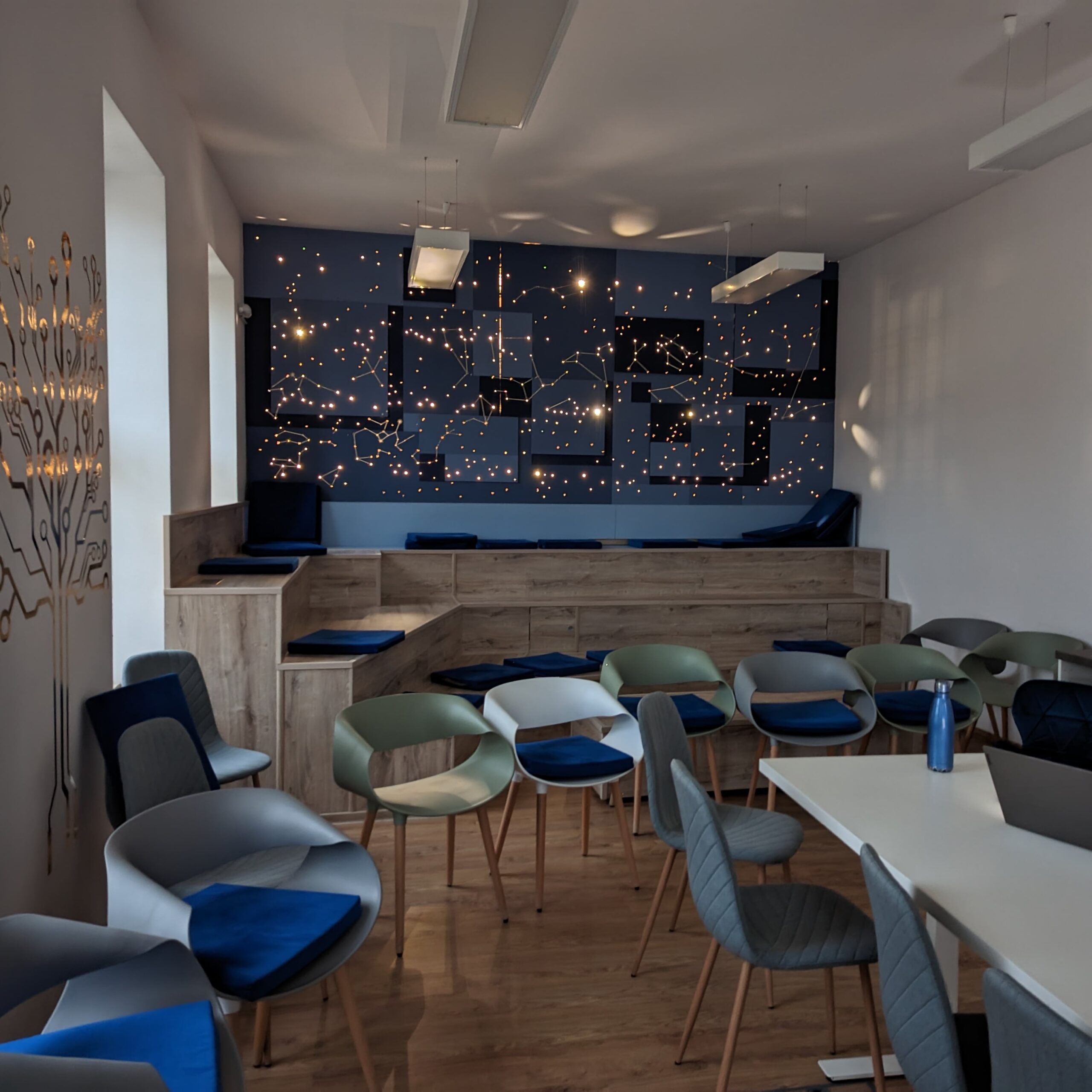 The big social room in precognox named as Star Room