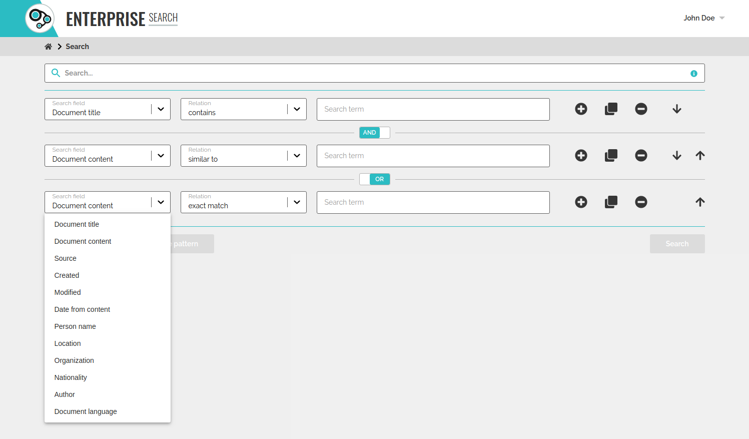 TAS-Enterprise-Search-GUI