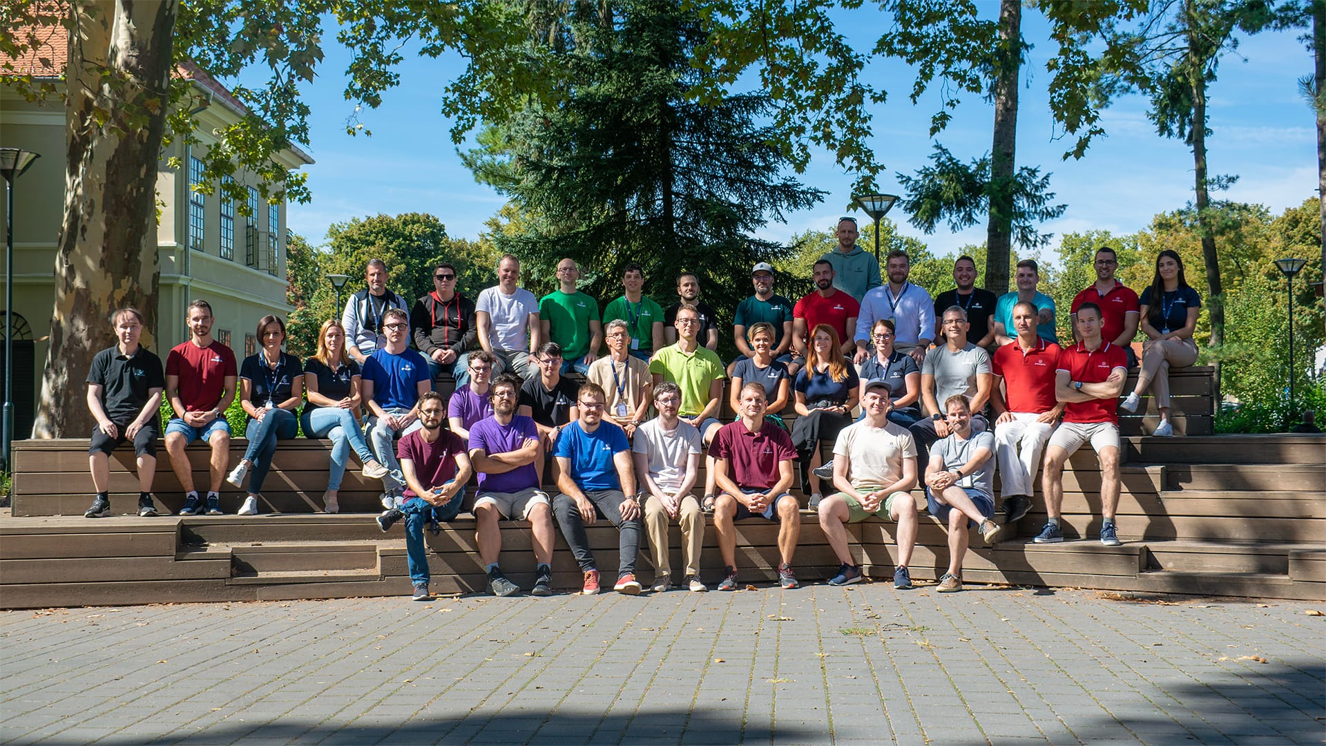 Group photo with the Precognox team